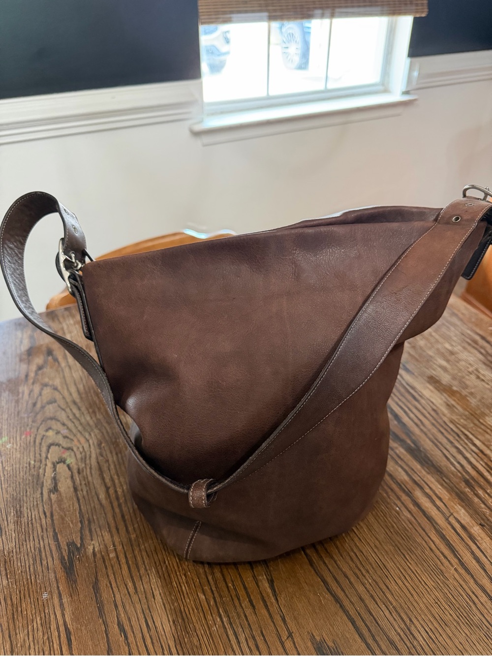 Coach Brown Leather Hobo Satchel